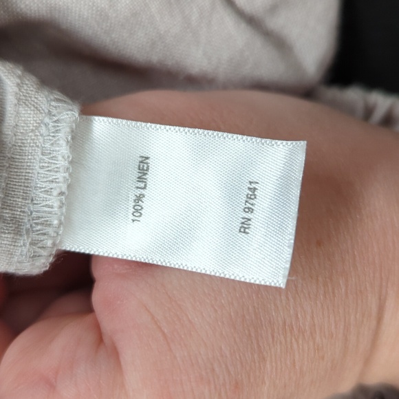 J Jill love linen large light gray beige ankle pants - Picture 6 of 6